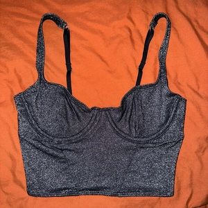 NWT Hollister Shine Bustier Top